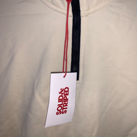 Solid&Striped Cream Pullover Size Small - Picture 12 of 14